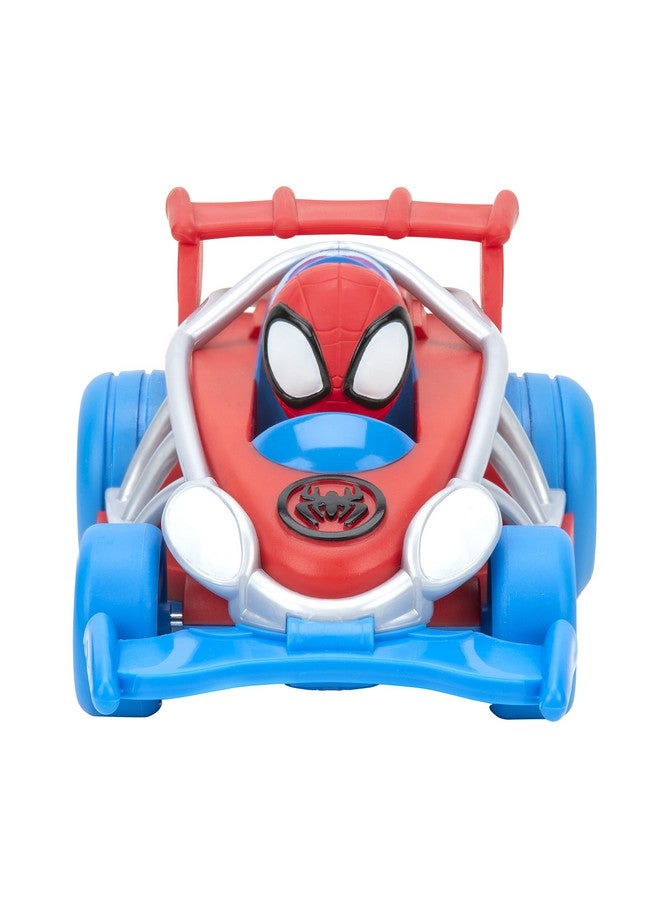 SPIDEY AND HIS AMAZING FRIENDS Marvel Spidey and His Amazing Friends Webbed Wheelie Vehicle - Features Built-in Spidey Super Hero - Image 1