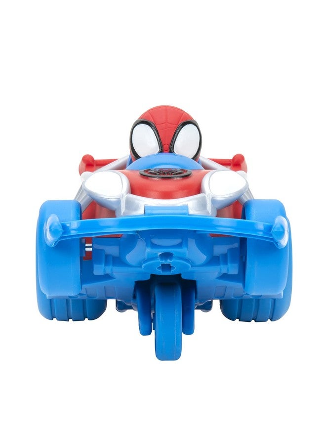 SPIDEY AND HIS AMAZING FRIENDS Marvel Spidey and His Amazing Friends Webbed Wheelie Vehicle - Features Built-in Spidey Super Hero - Image 2