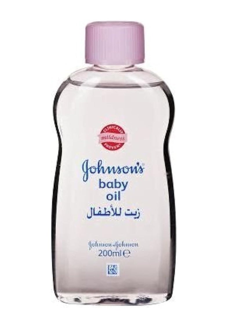 Johnson's Baby Gentle Moisturizer Massage Baby Oil 200ml 