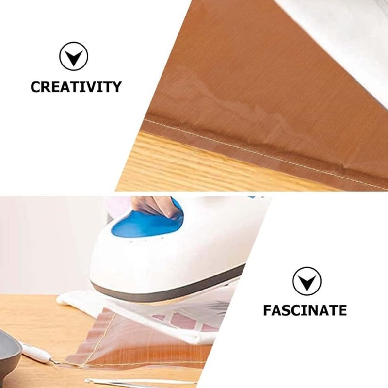 Ciieeo 4 Pack Non Stick Heat Press Pillow Transfer Mat for Vinyl Ironing Craft Projects - Image 4
