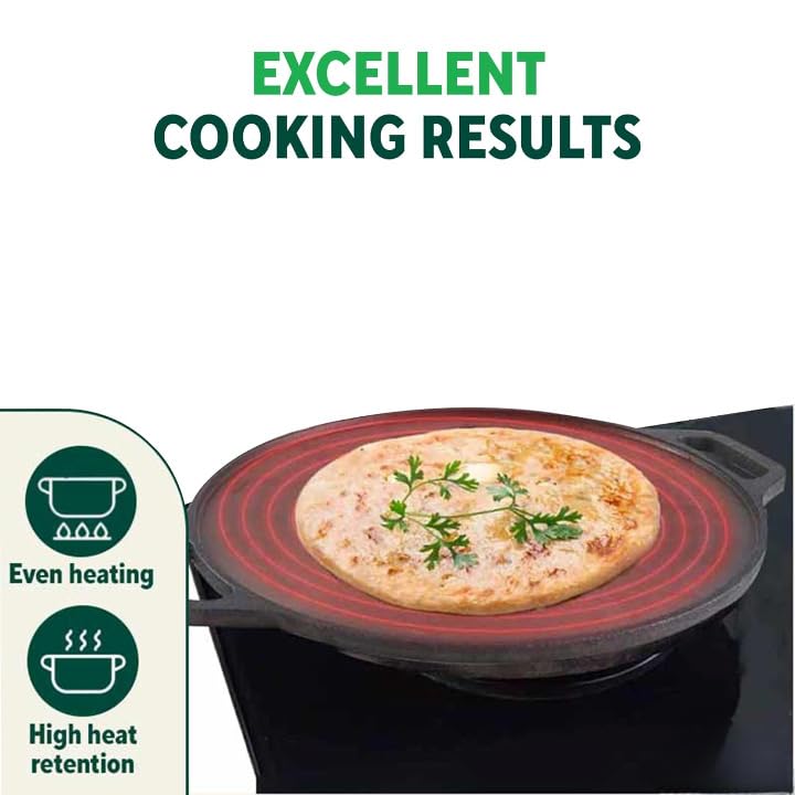 OMORTEX 100% Toxin-Free, Naturally Non-Stick Dosa Tawa (Pack of 1) - Image 2