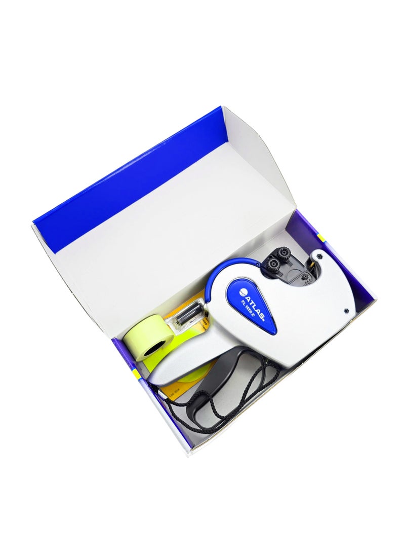 ATLAS Two-Line Date Pricing Machine PL1010E, Blue, Dual Label Gun 28×16mm - Image 4