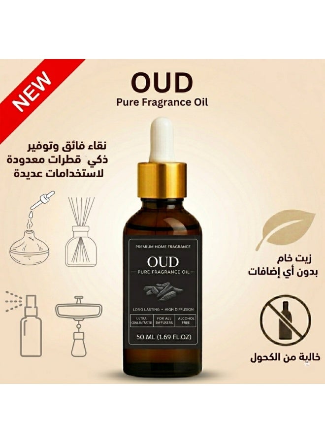 OUD Pure Oud Oil - Original Oud Oil with zero additives, the "Secret of Longevity" in a giant 50ml value bottle - Ultra-concentrated for endless uses. - Image 1
