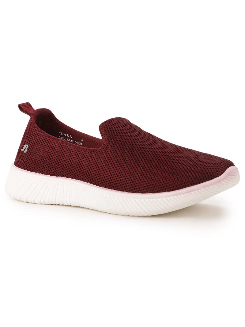 Bata Women's Slip-on Sneaker - RED (4 UK) (5515613) - Image 1