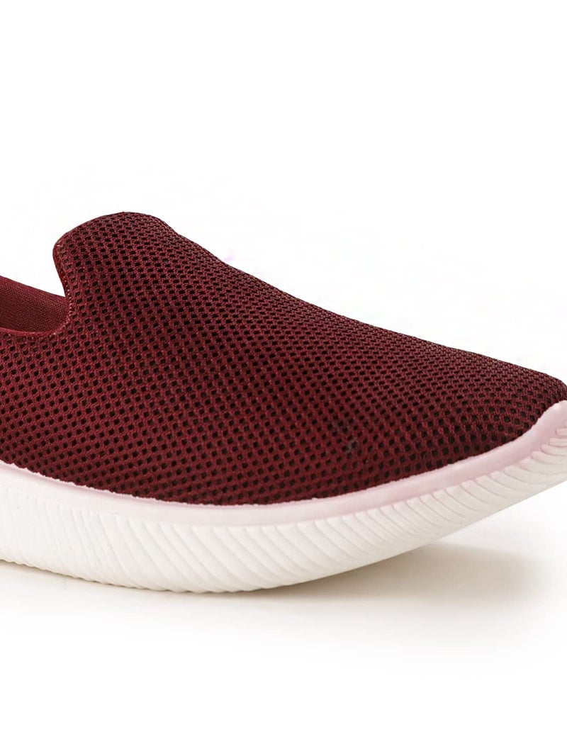 Bata Women's Slip-on Sneaker - RED (4 UK) (5515613) - Image 4