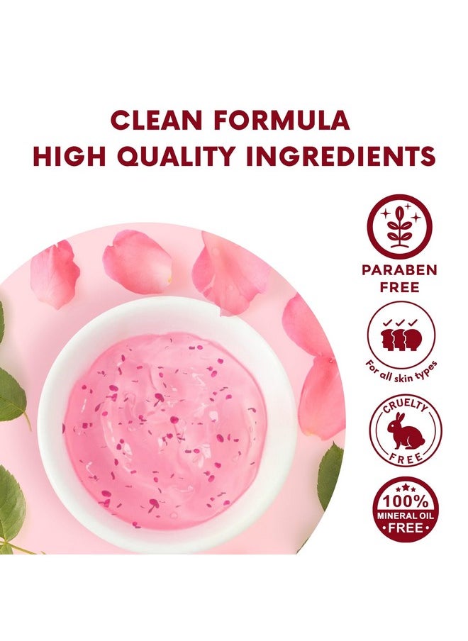 VogueNow - Jelly Face Mask For Facials Bulgarian Rose Hydrating Brightening & Nourishing Jelly Mask With Free Jade Roller & Spatula Professional Hydrojelly Masks Vajacial Jelly Mask Powder 23 Oz Jar - Image 1