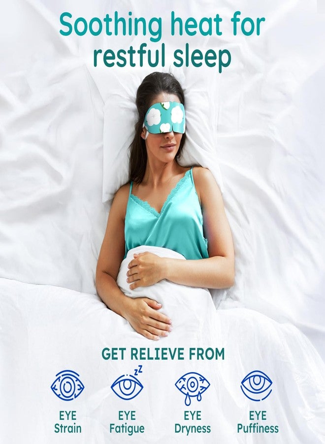 BLOOMORA 16 Pack Unscented Steam Eye Mask for Dryness, Puffiness, Strain & Relaxation, Heated Eye Mask for Sleep & Travel, Self-Heating & Disposable Warm Compress, Travel Essentials, Relaxation Gifts for Women - Image 2