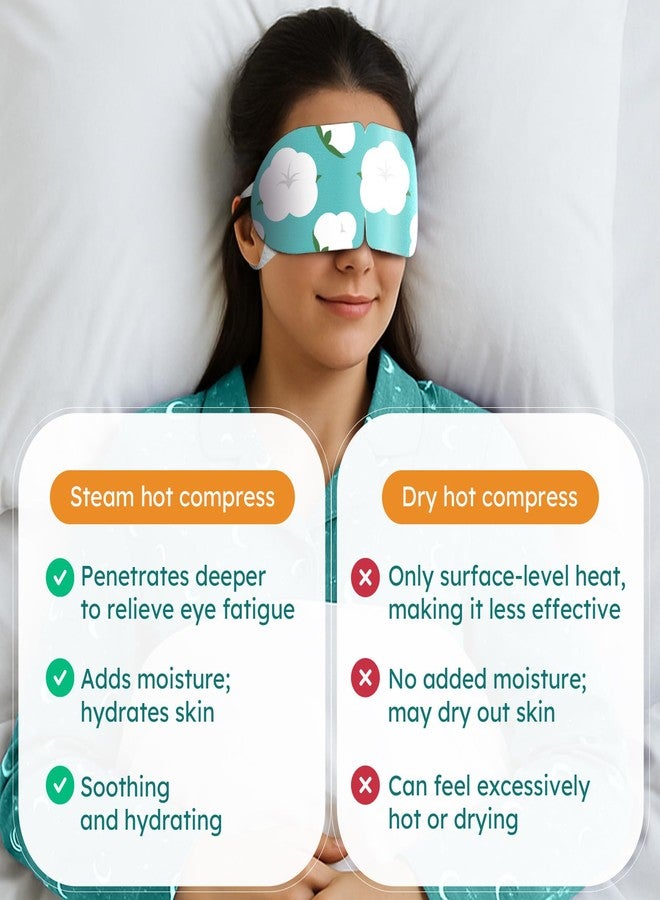 BLOOMORA 16 Pack Unscented Steam Eye Mask for Dryness, Puffiness, Strain & Relaxation, Heated Eye Mask for Sleep & Travel, Self-Heating & Disposable Warm Compress, Travel Essentials, Relaxation Gifts for Women - Image 5