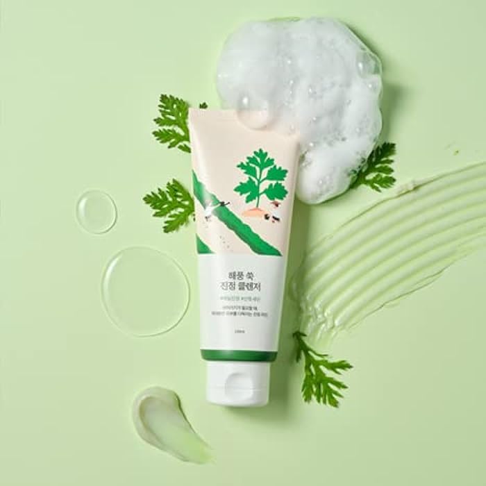 ROUND LAB Mugwort Calming Cleanser | Cleanse and calm simultaneously, Formulated with 4-CICA, Soothing, Low pH, Moisturizing, Cream Type Cleanser (5.07 fl.oz) - Image 3