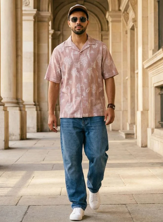 ترولوم Men Comfort Floral Printed Casual Shirt