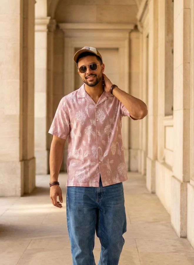 ترولوم Men Comfort Floral Printed Casual Shirt