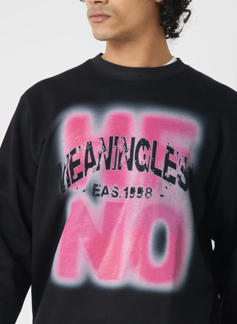 OFF LIMITS Graphic Sweater