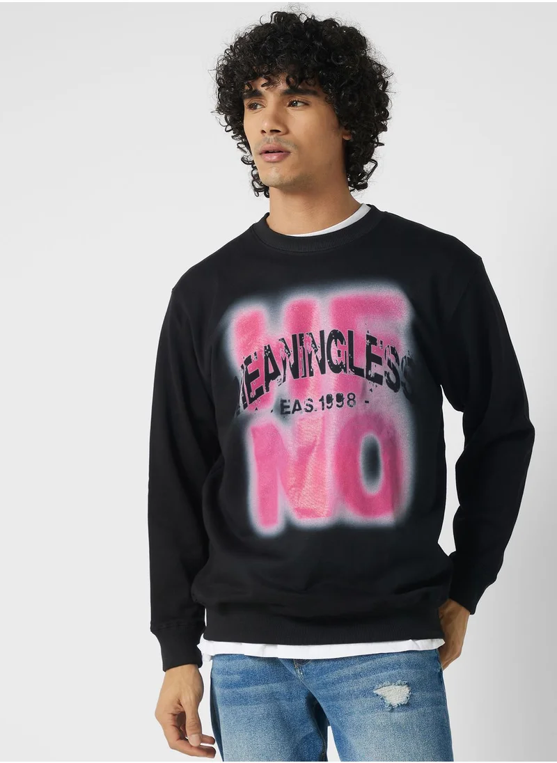 OFF LIMITS Graphic Sweater