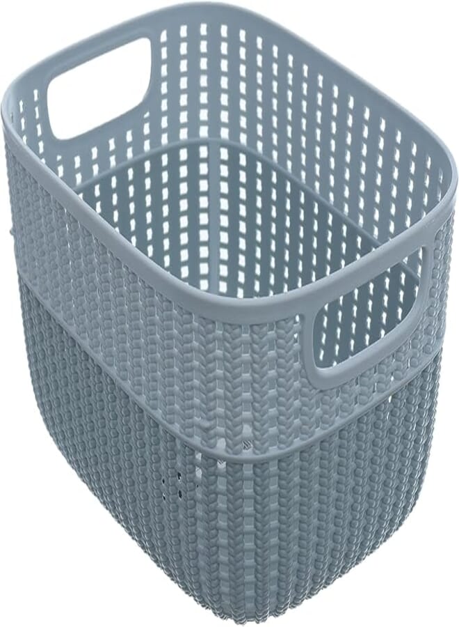 Gondol سلة كنيتي ذات اللونين غوندول (6,80 لتر) (218 * 286 * 151 مم) زرقاء