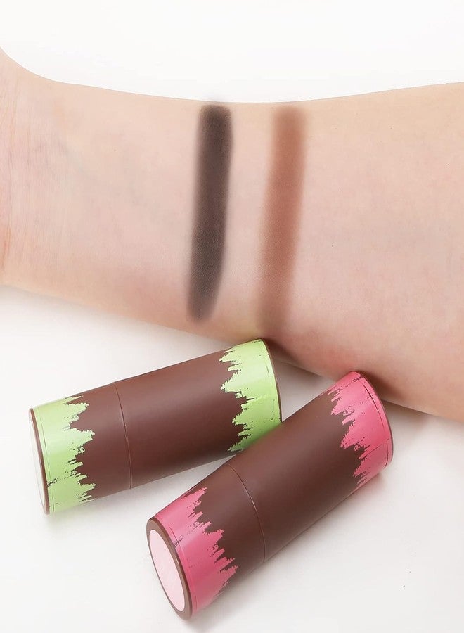 GO WELL Hairline Powder Stick,Hair Shadow Powder Root Touch Up Powder, Waterproof Hair Shading Sponge Pen Hair Filler Powder For Cover Gray Hair Root, Hair Touch-Up, Thin Hair (BROWN)(4 gram) - Image 4