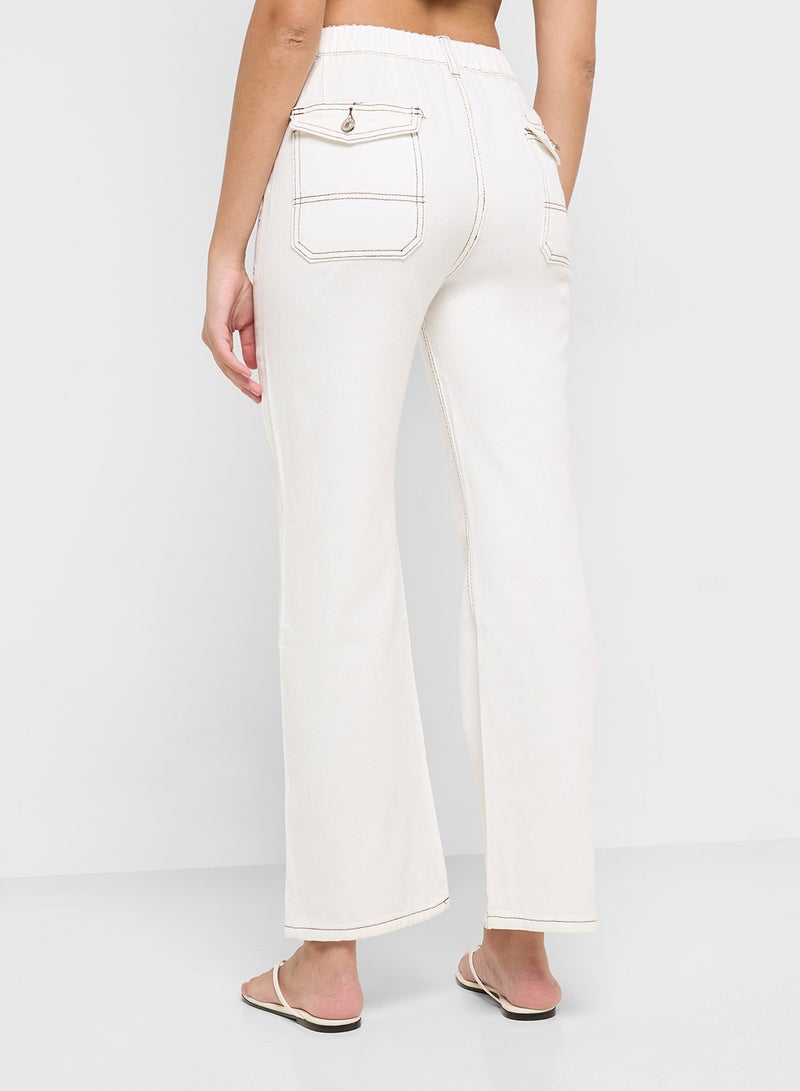 Ginger High Rise Straight Fit Jeans  - Image 3