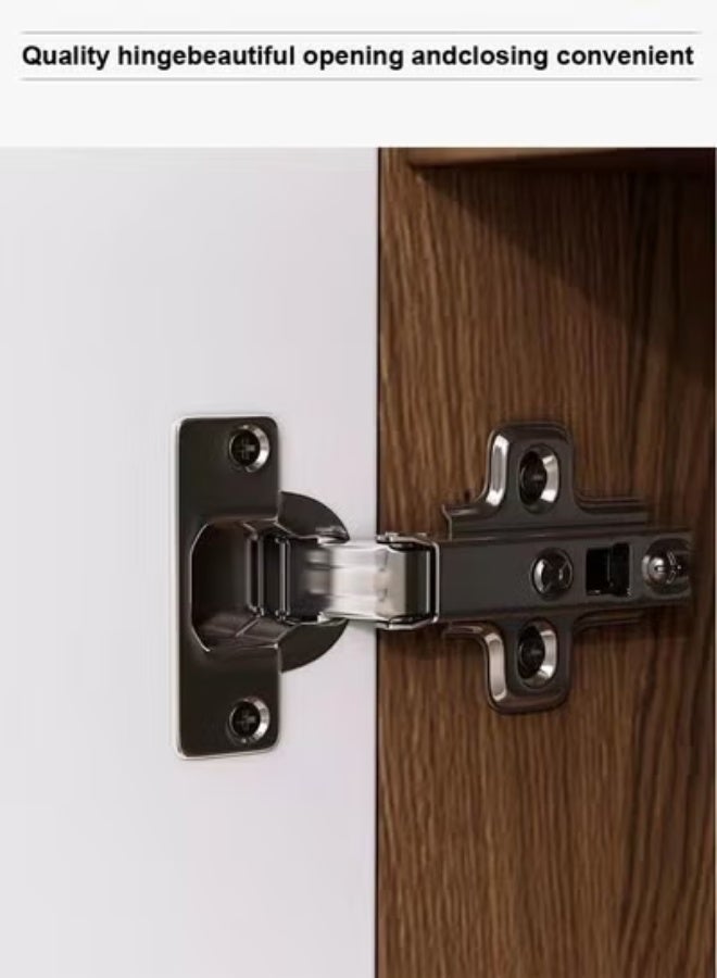 رافين خزانة أحذية منزلية متعددة الأغراض مطورة بتصميم أنيق ذات سعة كبيرة ورف تخزين بسمك 15 مم من ألواح الخشب 100 × 35 × 90 سم - Image 4