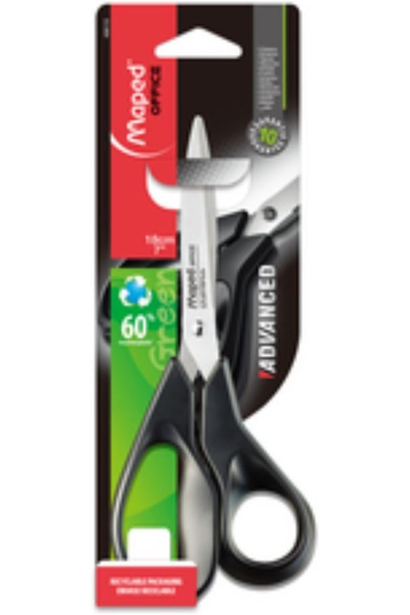 Maped Eco-Friendly Recycled Scissors, Adult, 17.8 cm, Right Handed (498149) - Image 1