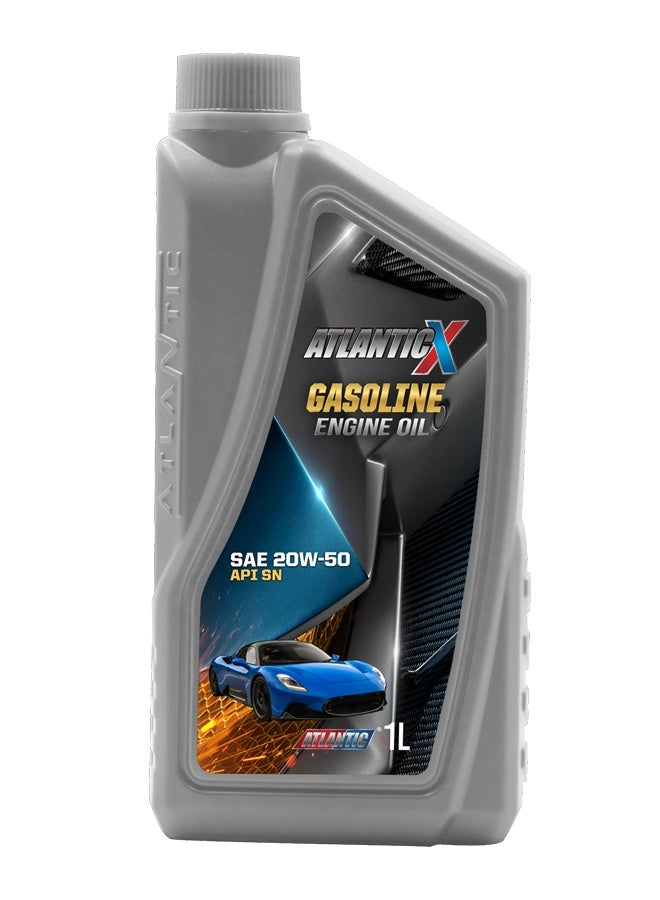 Atlantic X Gasoline Engine Oil 20W50 API SN 1 Liter - Image 2