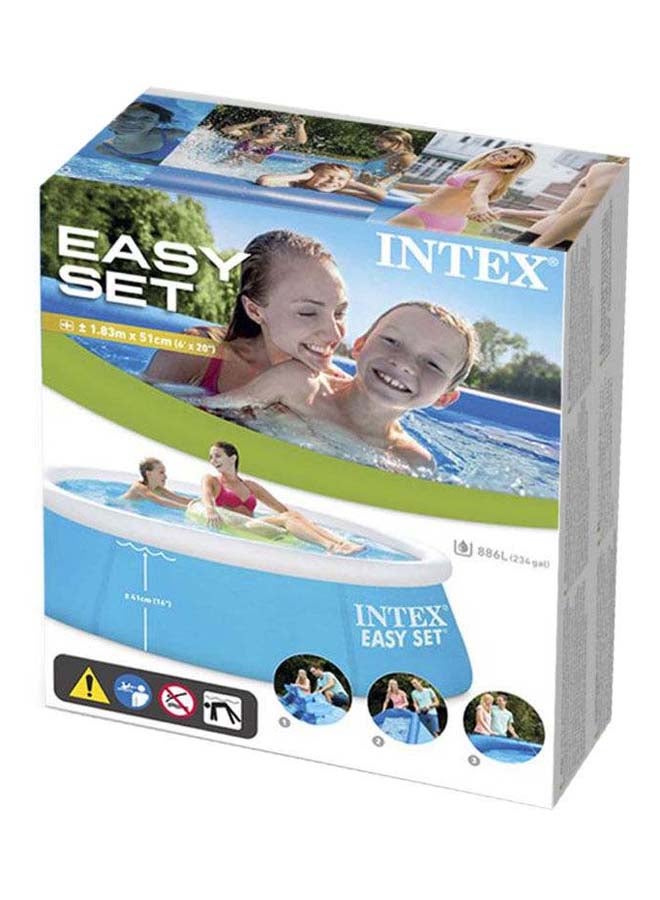 INTEX 6-Foot Easy Set Pool 20x6inch - Image 1