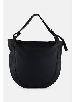 Moda Luxe Women Solid Cross Body Bag 38 L x 31 H x 9 W cm, Black  - Image 1