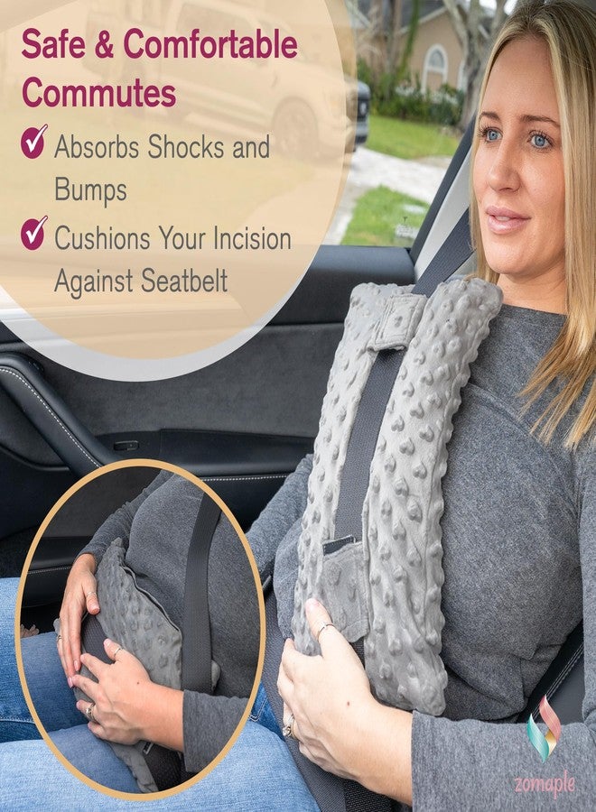 Zomaple Mastectomy Pillow - Post Surgery Pillow, Mastectomy Recovery Must Haves, Breast for After Heart Surgery, Reduction & Augmentation Patients Sleeping, Recovery Seatbelt Protection-Surgery Gift - Image 2