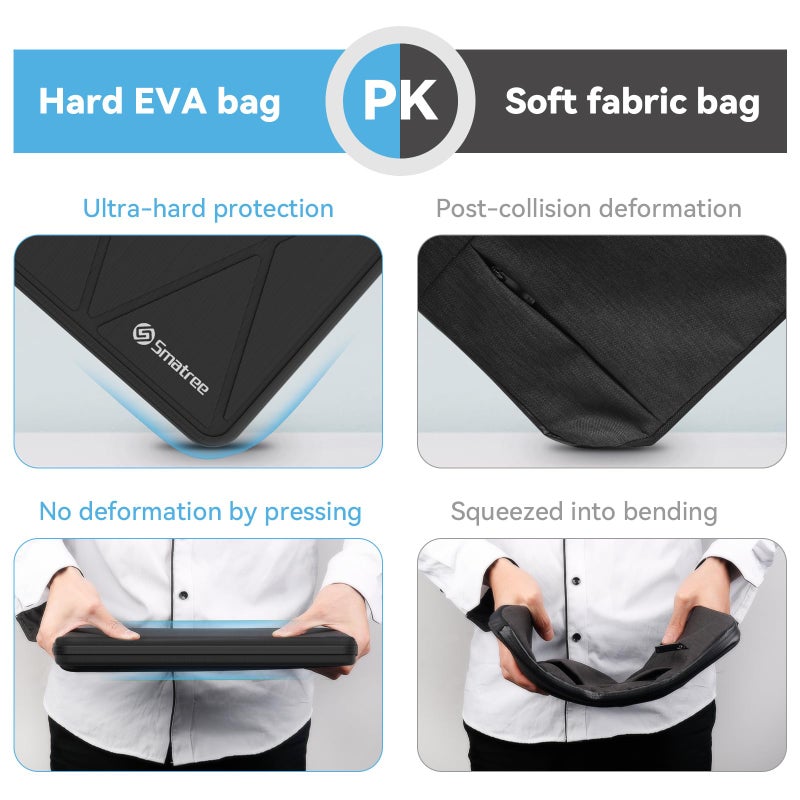 Smatree Smatree Hard EVA Protective Sleeve Case Compatible for 14.4 inch Microsoft Surface Laptop Studio/Studio 2 Anti-Shock Bag (X8257)  - Image 4