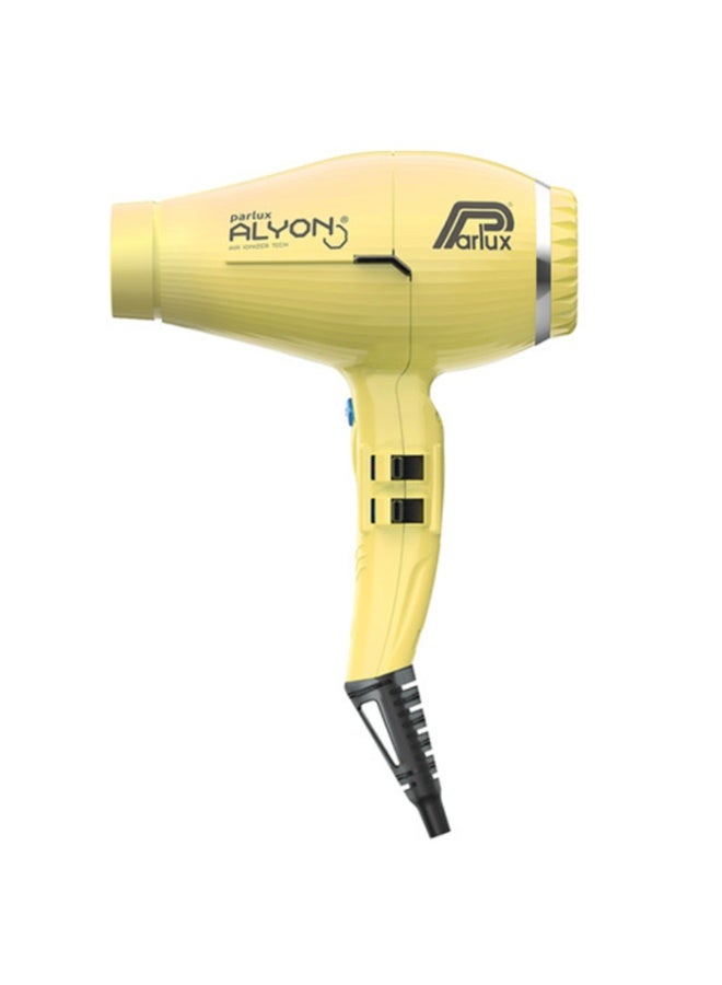 بارلوكس مجفف شعر بارلوكس أليون بتقنية مؤين الهواء [قابس أوروبي 220 فولت] أصفر، وحدة واحدة - Image 1