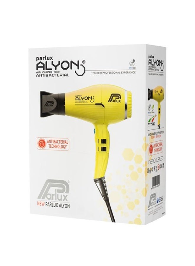 بارلوكس مجفف شعر بارلوكس أليون بتقنية مؤين الهواء [قابس أوروبي 220 فولت] أصفر، وحدة واحدة - Image 3