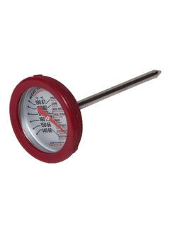 Grill Mark Durable High Quality Stainless Steel Analog Meat Thermometer Silver 3.4 x 7.2 x 13.5 cm 8997866  - Image 1