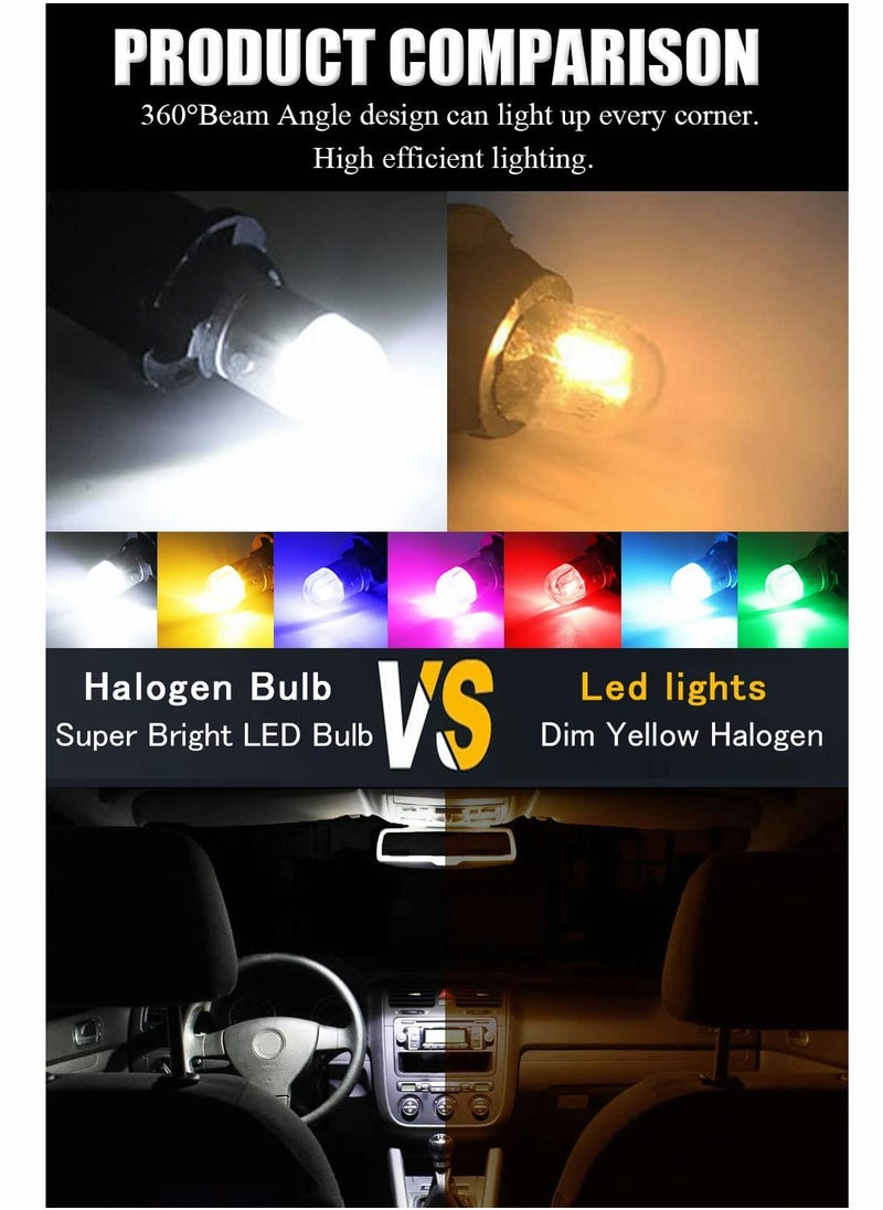 SYOSI - 194 LED Bulbs 6000K White, 6000K 68 2825 W5W T10 Wedge COB LED Replacement Bulbs, Super Brightness, for License Plate Lights - Image 1