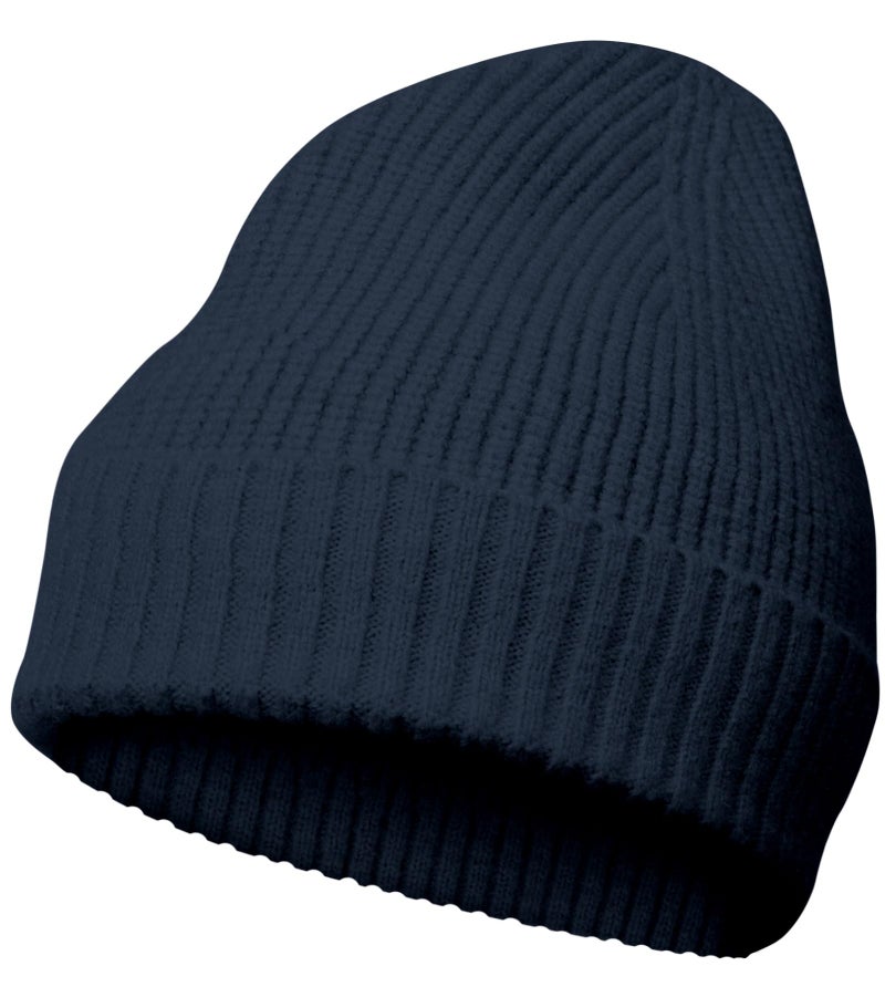 NORTHWIND Ribbed Winter Cap for Men and Women, Beanie Woolen Cap for Women, Winter Wear, Beanie Cap for Men, Woolen Cap for Man (Navy) - Image 1