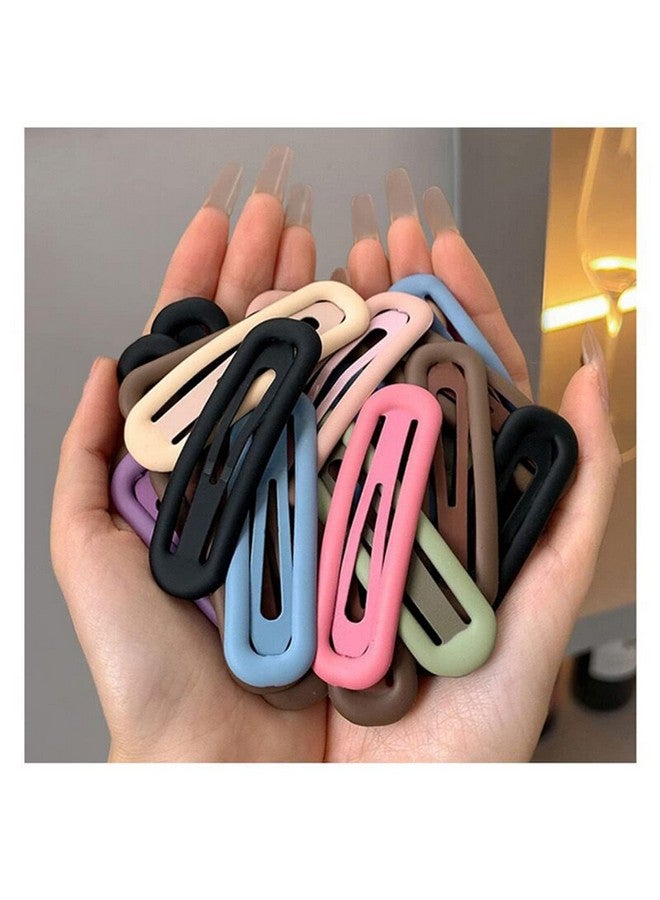 SUN Ring SUNRING Matte Snap Hair Clip Barrettes for Girls women No Slip Cute Solid Candy Color Hair Accessories Hair Pins (Pack of 20, Multicolor) - Image 3
