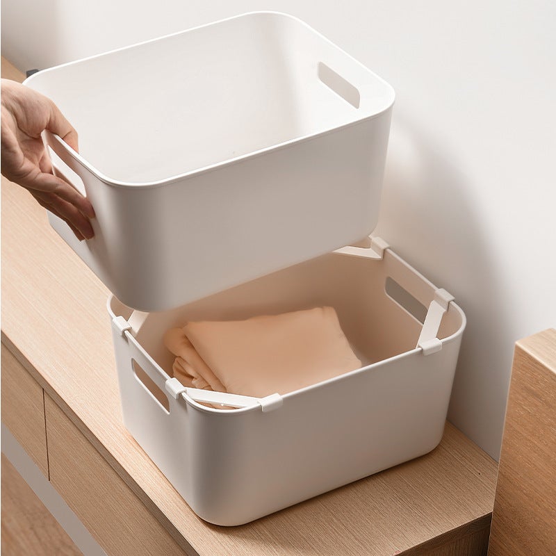4-Piece Household Storage Box Auxiliary Rod Dormitory Practical Storage Box Organizing Auxiliary Stacking Rod Bracket Auxiliary Rod - Image 4
