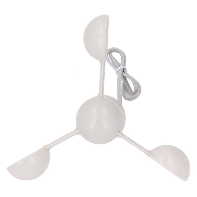 3 Cup Anemometer Sensor ABS Plastic RJ11 Connector For Wind Speed And Direction Measurement Weather Station - Image 3
