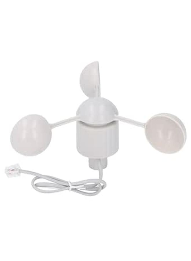 3 Cup Anemometer Sensor ABS Plastic RJ11 Connector For Wind Speed And Direction Measurement Weather Station - Image 1
