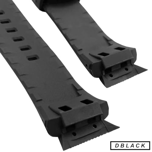 DBLACK ''FTDS5'' Rubber Watch Strap // Replacement, Compatible For Fastrack 9332 Watch Model - Image 3
