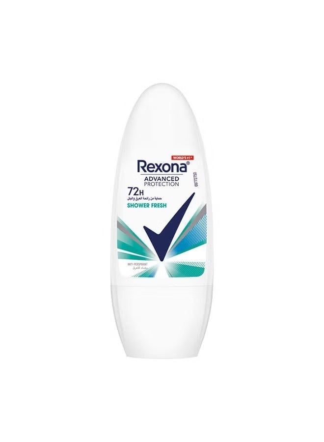 Rexona Shower Fresh Antiperspirant Roll On For Women 50 Ml - Image 1