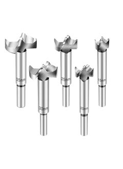 5pcs/Set Hand Tools Forstner Auger Drill Bit Woodworking Hole Saw Wooden Wood Cutter Dia 15 20 25 30 35mm