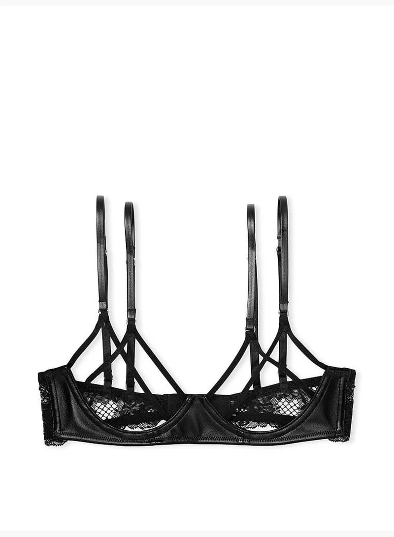 Victoria's Secret Strappy Open-Cup Demi Bra