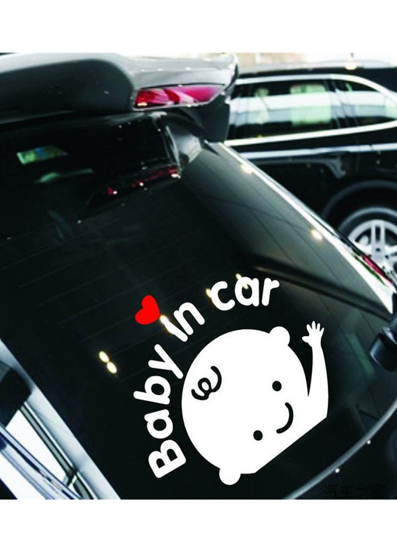 Baby in Car Sign Decal Baby on Board Stickers Window Bumper Decoration - Image 3