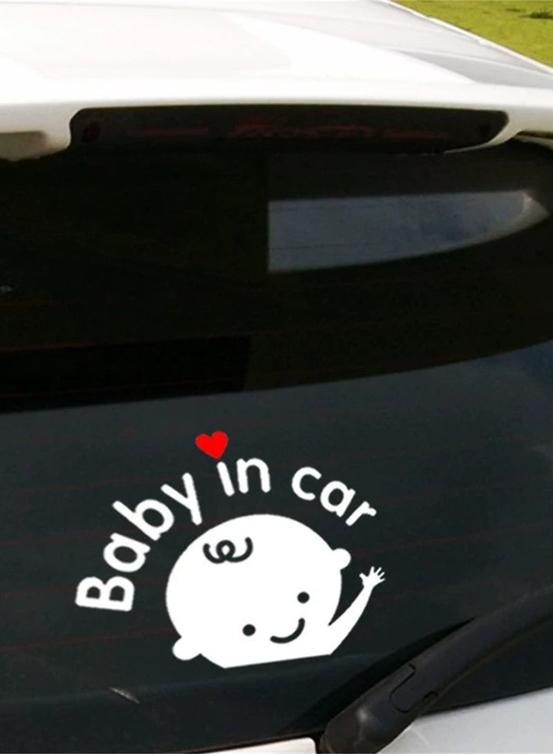 Baby in Car Sign Decal Baby on Board Stickers Window Bumper Decoration - Image 4