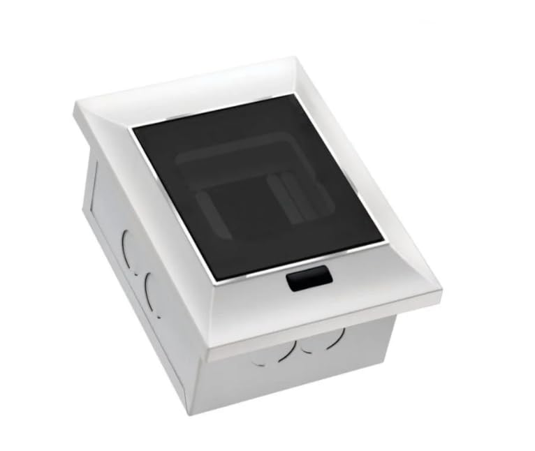 XXL XXL Push Button Distribution MCB Box Arrival Plastic Wall Plate White and Black Pack of 1 4 WAY  - Image 1