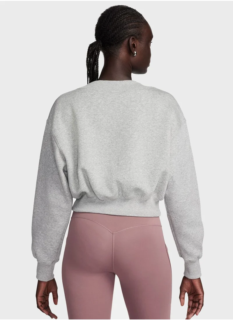 Nike Nsw Phoenix Fleece Crop Sweatshirt