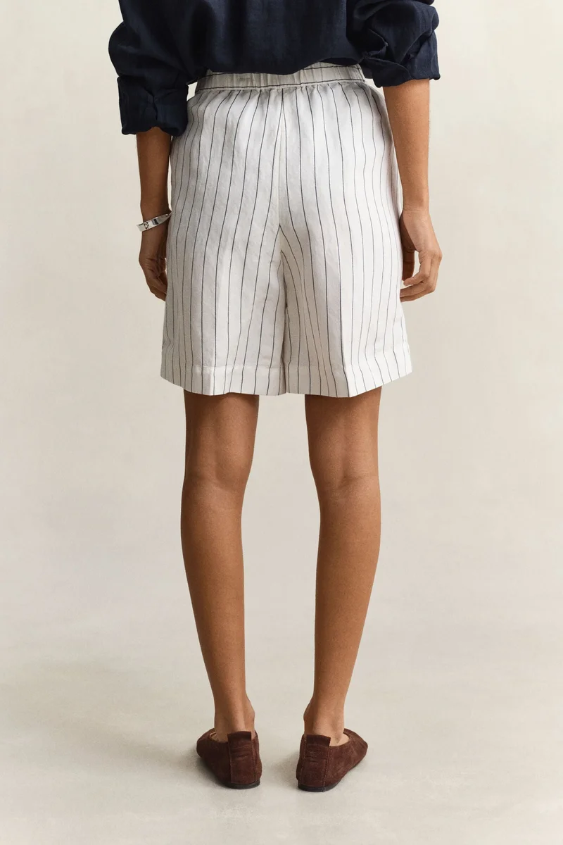 Gant  Striped Linen Blend Shorts for Women | Best Price UAE