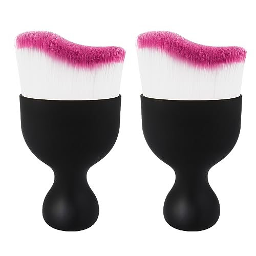 Eiruseed Car Interior Cleaning Brush Car Duster Interior with Ultra Soft Bristles Auto Detailing Brushes Dusting Car Accessories for Dashboard, AC Vents, Leather, Scratch-Free (2Pack_Red) - Image 1