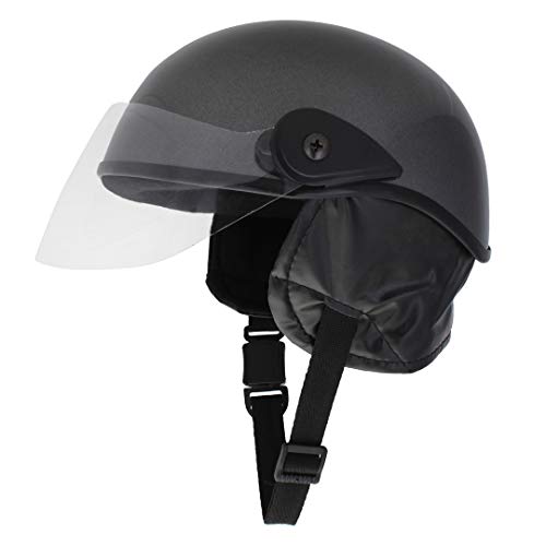 Sage Square Multipurpose Half Helmet for Men and Women (Large, Grey Glossy) - Image 4