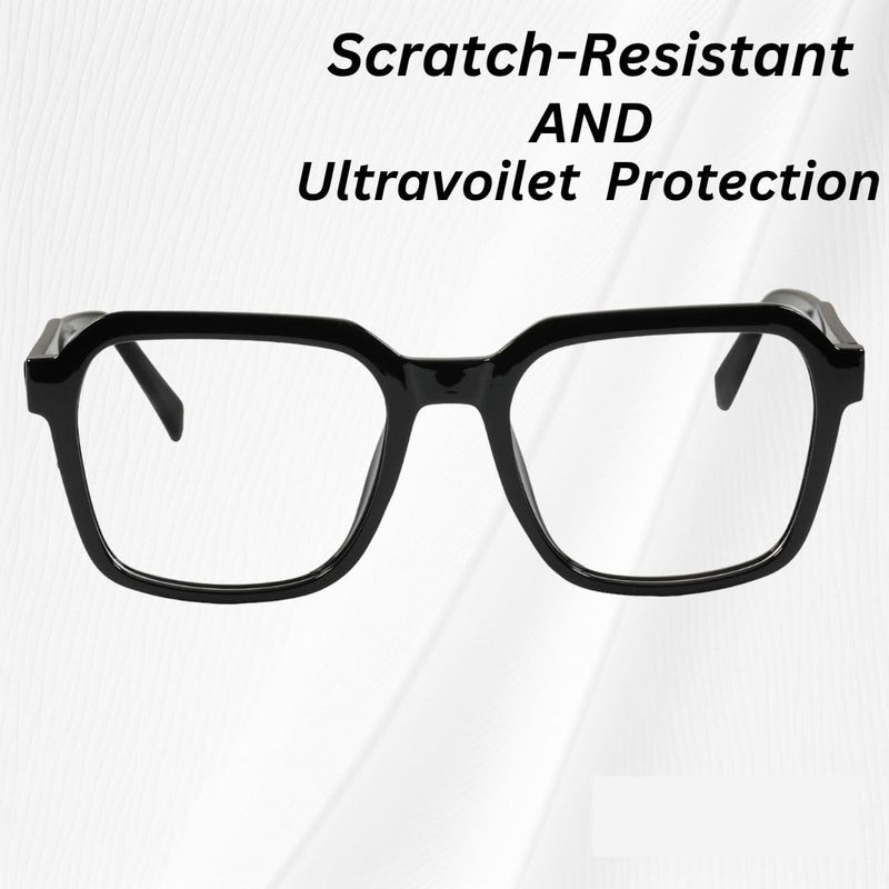 RedEx نظارات عصرية بإطار كامل وحجم كبير للجنسين - Image 4