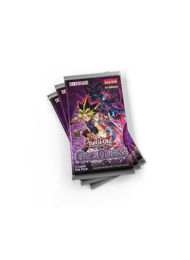 Konami Yu-Gi-Oh! TCG: Chaos Origins 3-Booster Pack Tuckbox - Image 3