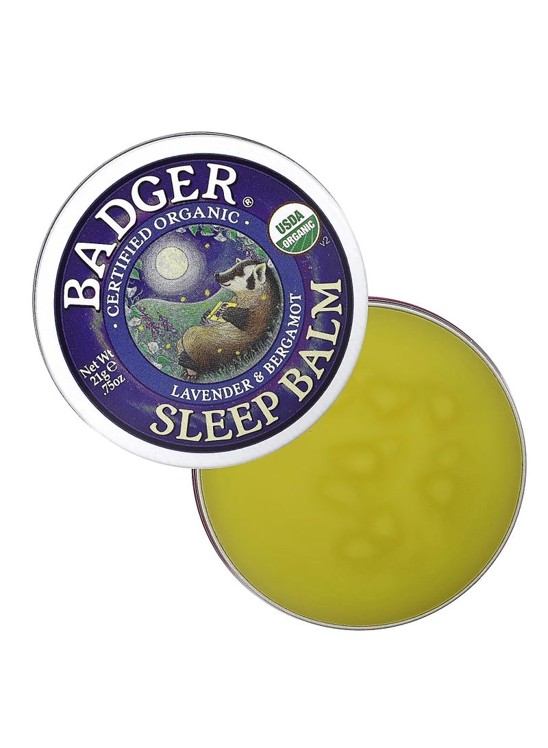 Badger, Organic Sleep Balm, Lavender & Bergamot, 0.75 oz (21 g) - Image 3